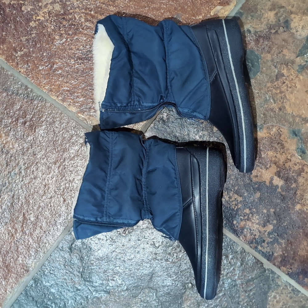 Vintage Lined Faux Fur Waterproof USA Made Rain boots